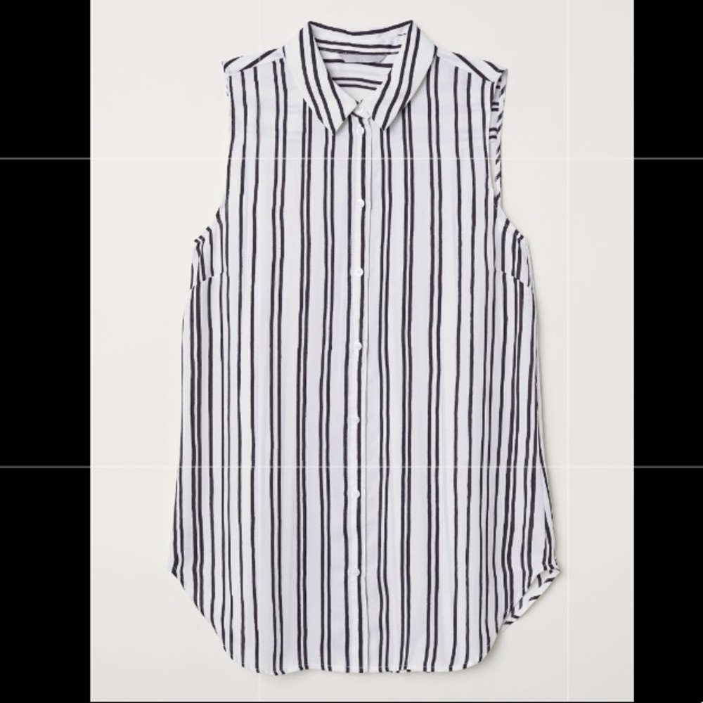 Sleeveless blouse
